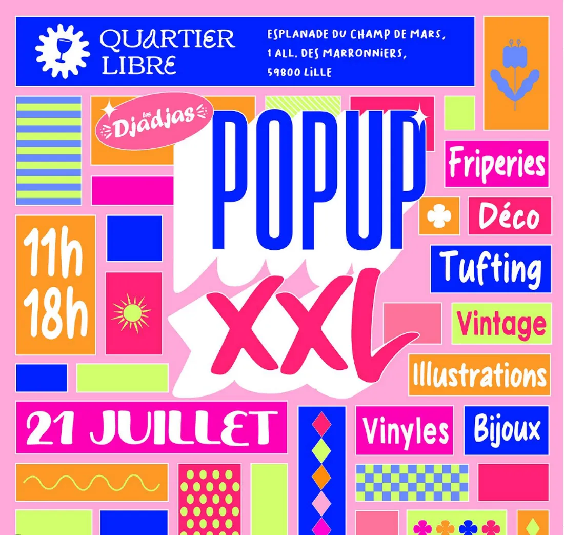 Les Djadjas organisent un pop-up store ce dimanche