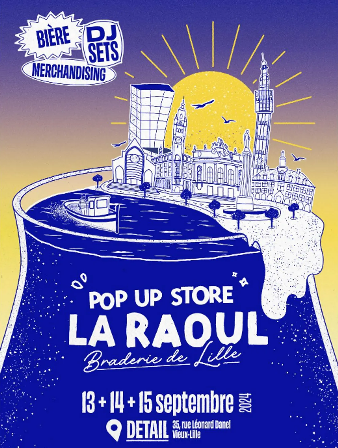 Un pop-up store éphémère Raoul à la braderie de Lille