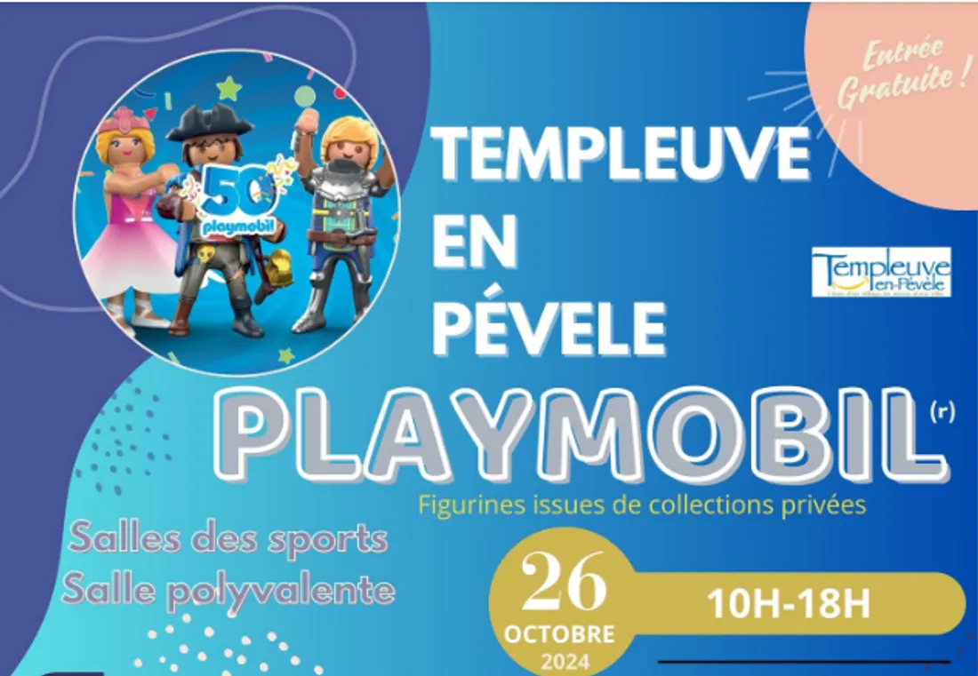 Exposition Playmobil à Templeuve-en-Pévèle