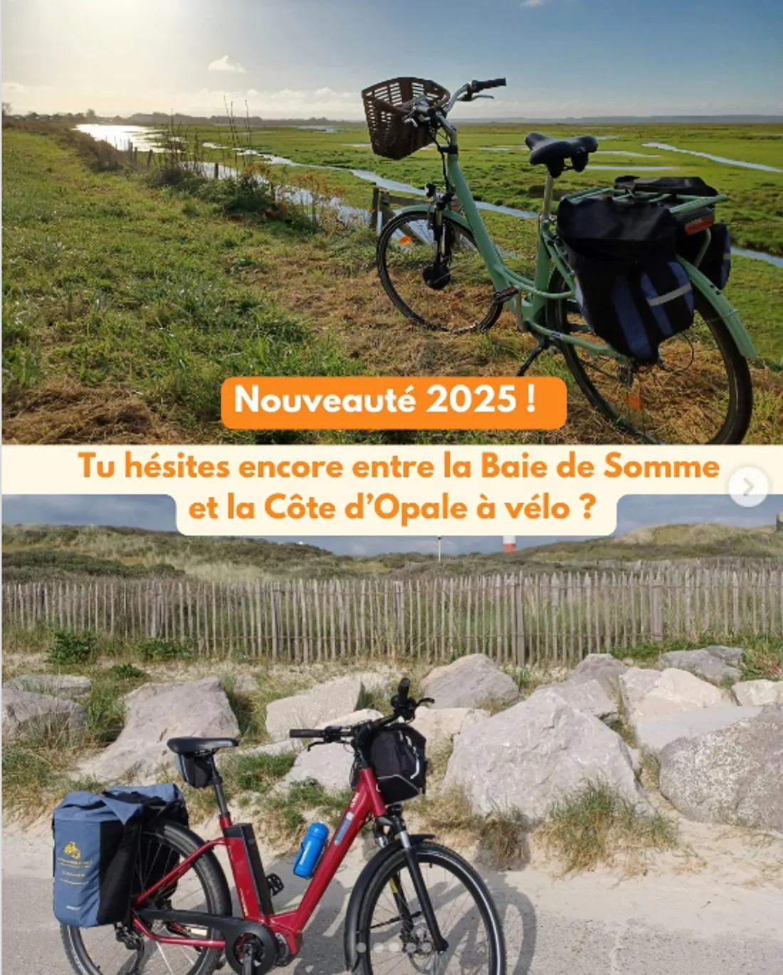 Nouvel itinéraire avec Ch'tis Voyages à vélo