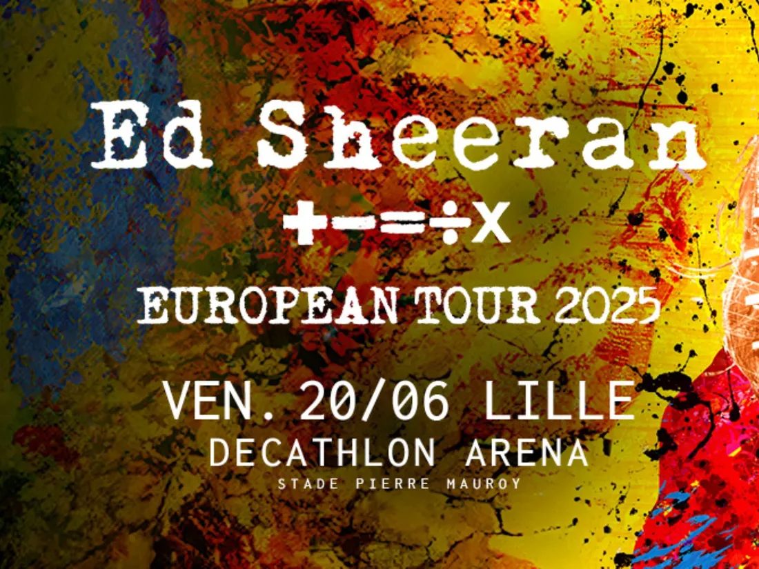 Ed Sheeran en concert au stade Pierre Mauroy en 2025