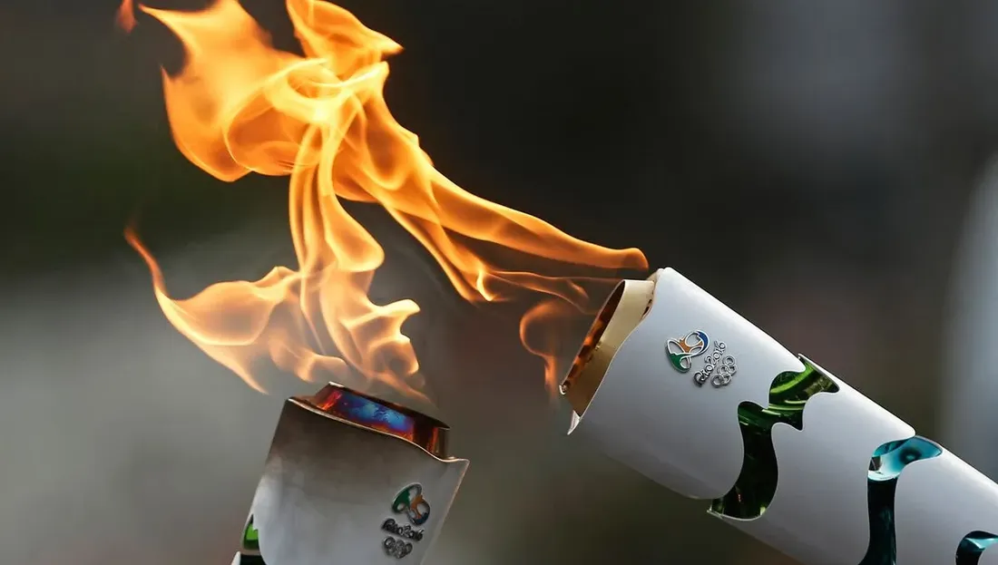 La flamme olympique 