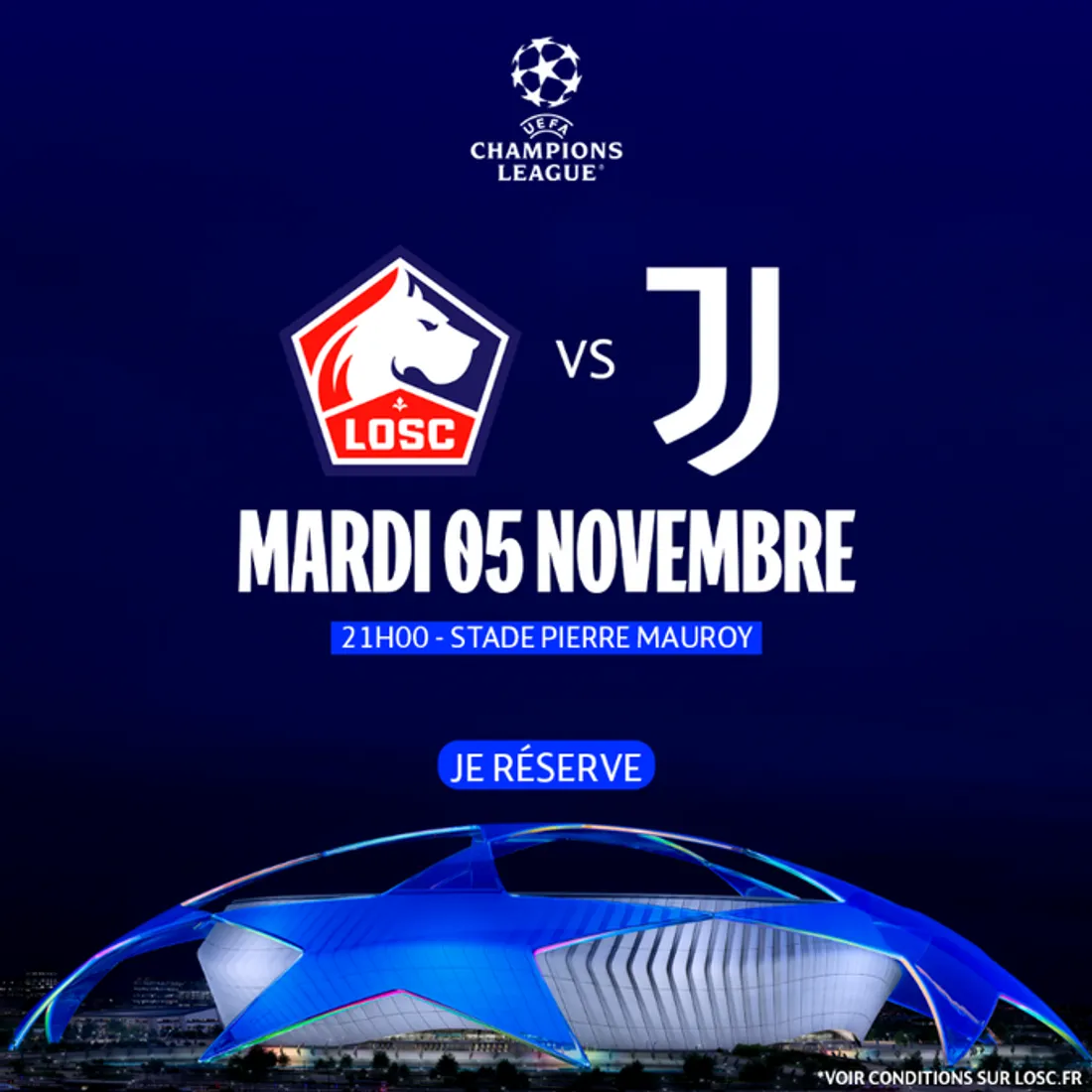 Quelques places remises en vente pour JOSC - Juventus