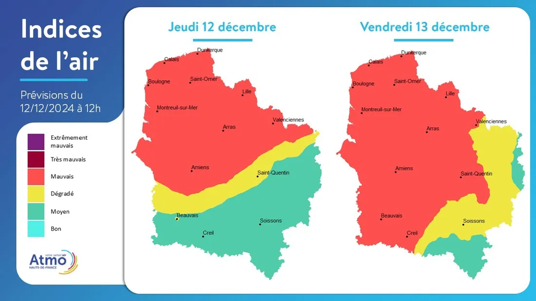 Episode de pollution dans une partie de la région