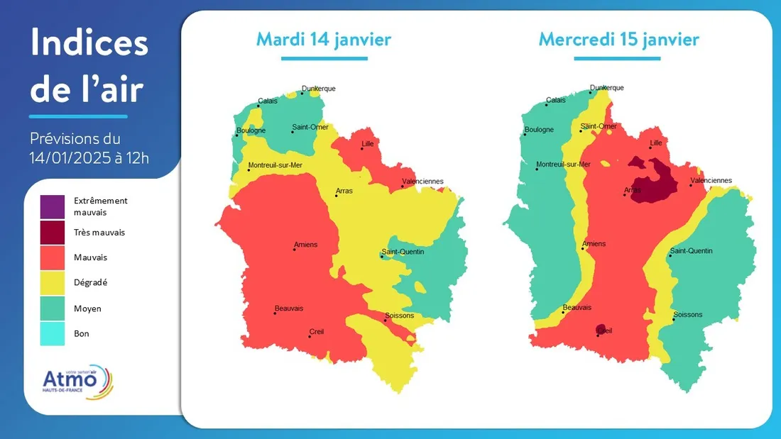 La qualité de l'air toujours dégradée dans la région