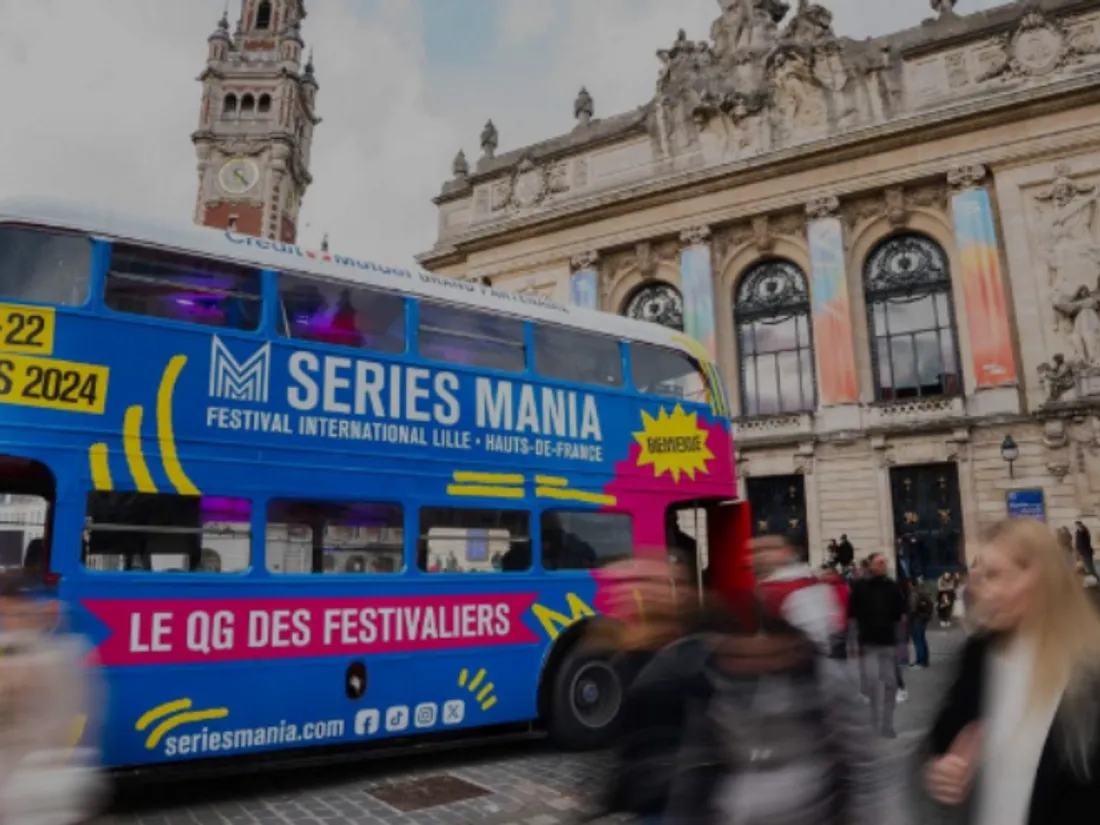 Le bus Séries Mania à Lille 