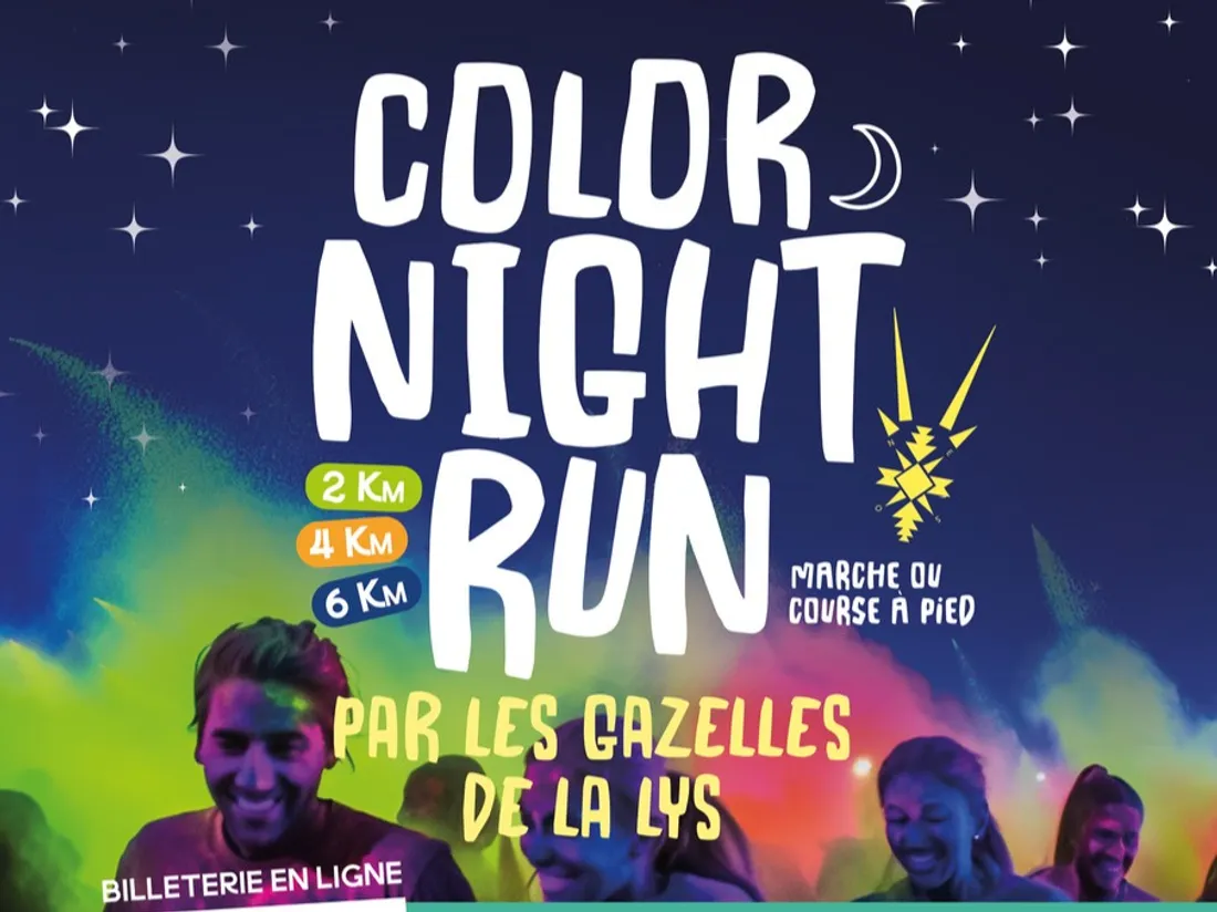 color night run 