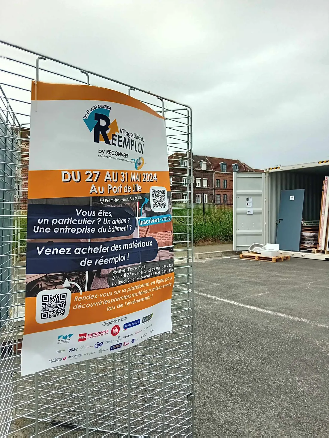Un Village du réemploi de matériaux s'est installé à Lille