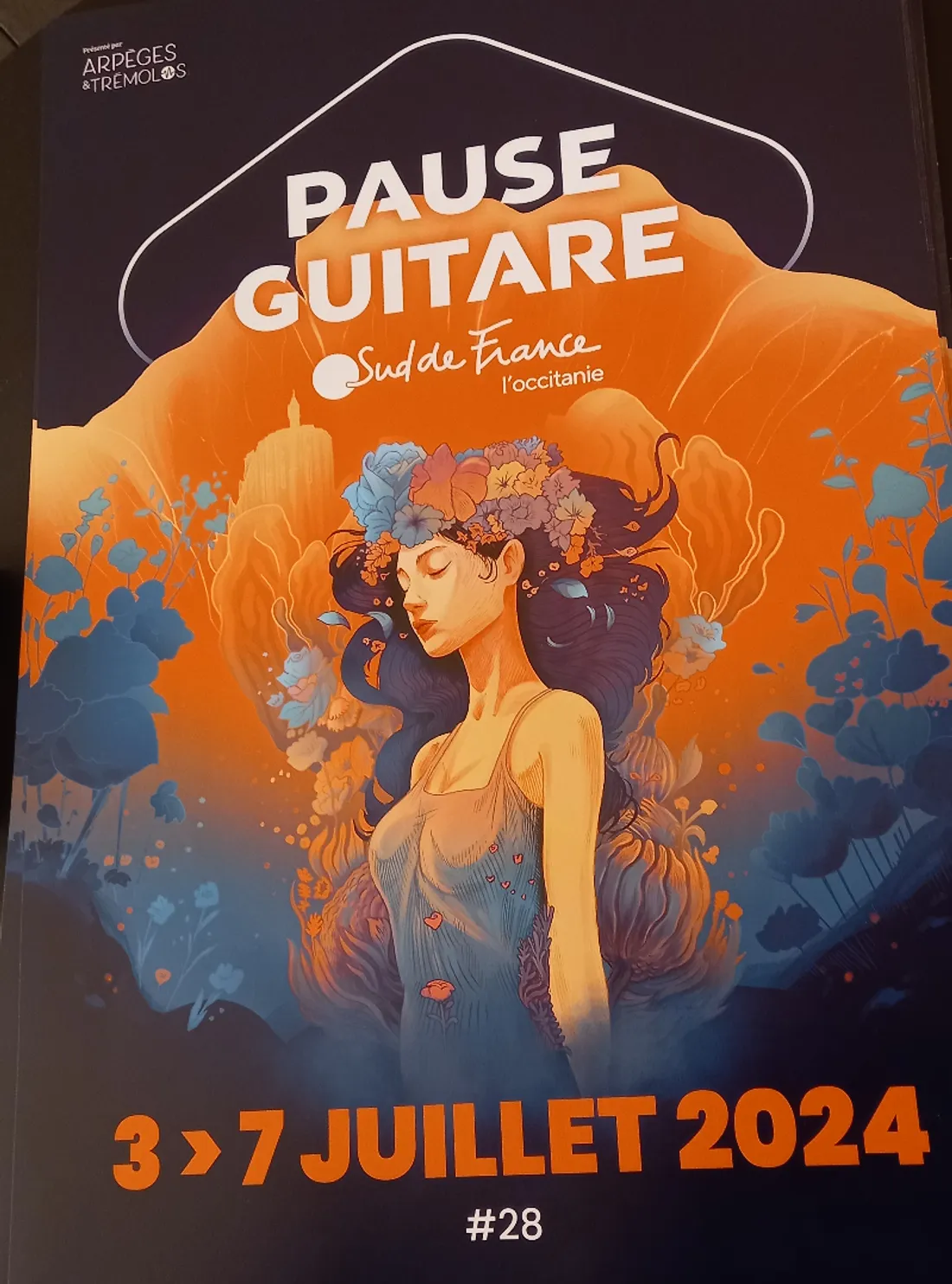 Affiche de l'édition 2024 de Pause Guitare