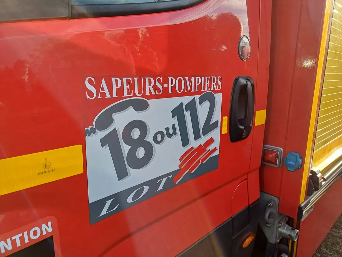 Les sapeurs-pompiers du Lot - Illustration.