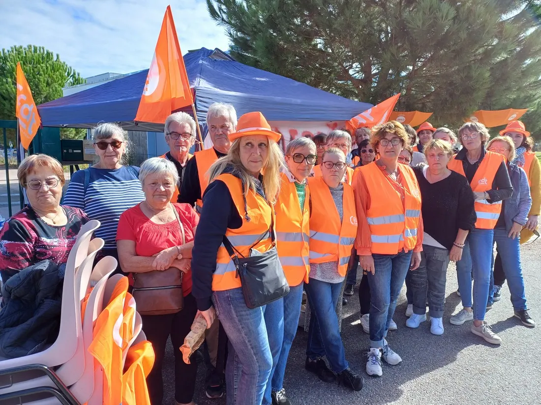 Les salariées de l'Ehpad St-Jacques de Verdun-sur-Garonne.