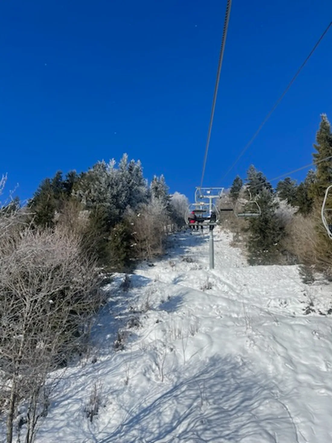 Ski à la station du Lioran