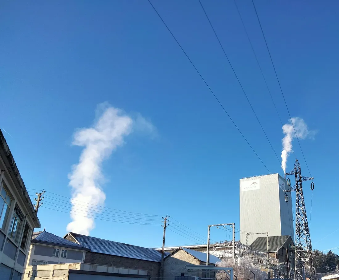 L'usine Arcelor-Mittal à Saint-Chély-d'Apcher (Lozère).