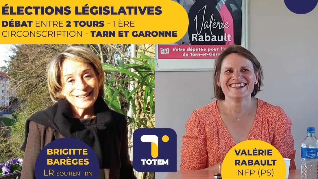 Brigitte Barèges et Valérie Rabault ont débattu durant 45 minutes sur TOTEM.