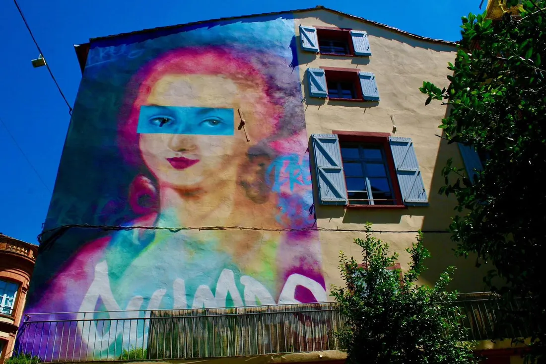 Fresque Olympe de Gouges à Montauban