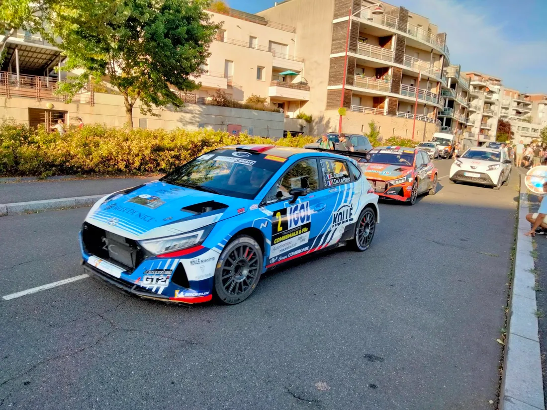 Eric Camilli sur Hyundai i 20, vainqueur du Rouergue 2025