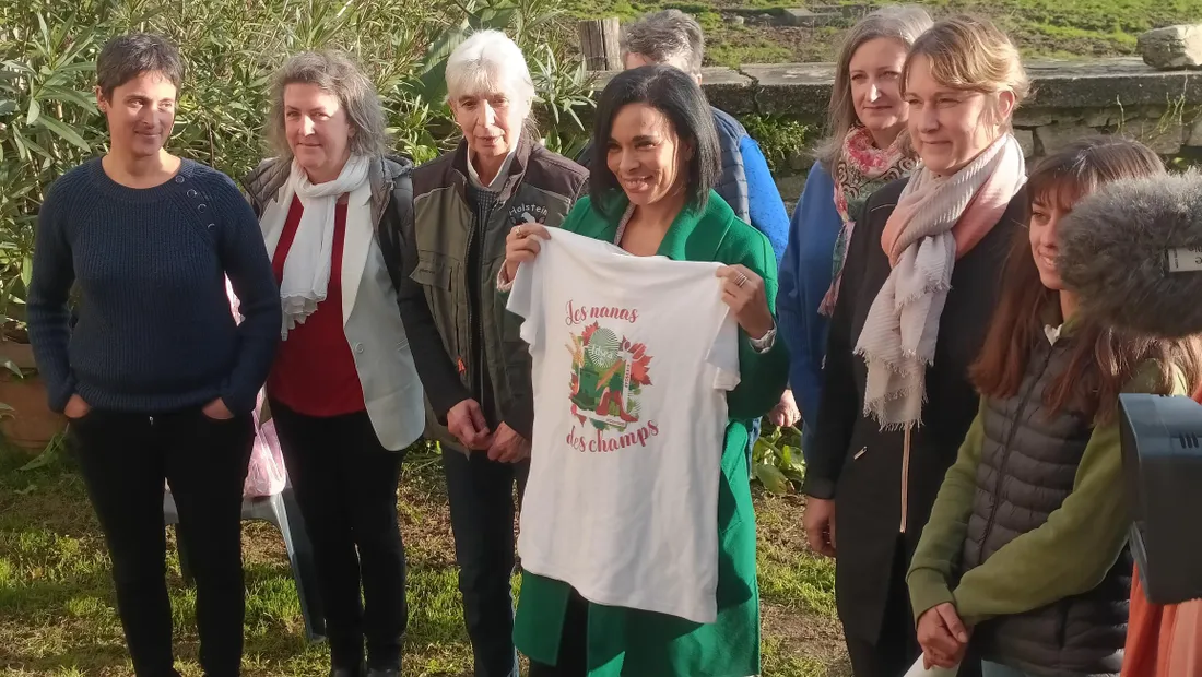 Salima Saa en visite en Corrèze le 25 octobre 2024.