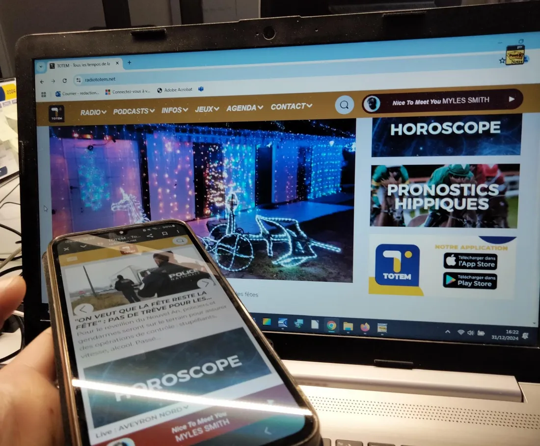 Le site radiototem.fr se consulte sur ordi comme sur smartphone.