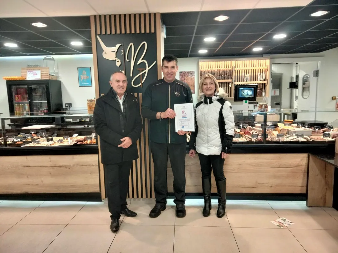 La Boucherie Tichit a reçu le Label Préférence commerce récemment