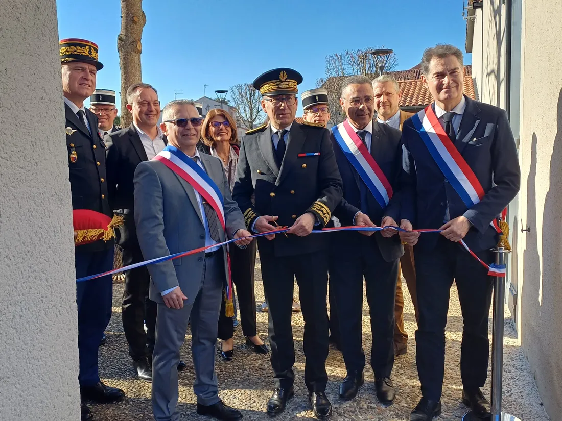 L'inauguration de la caserne du PSPG de Golfech.