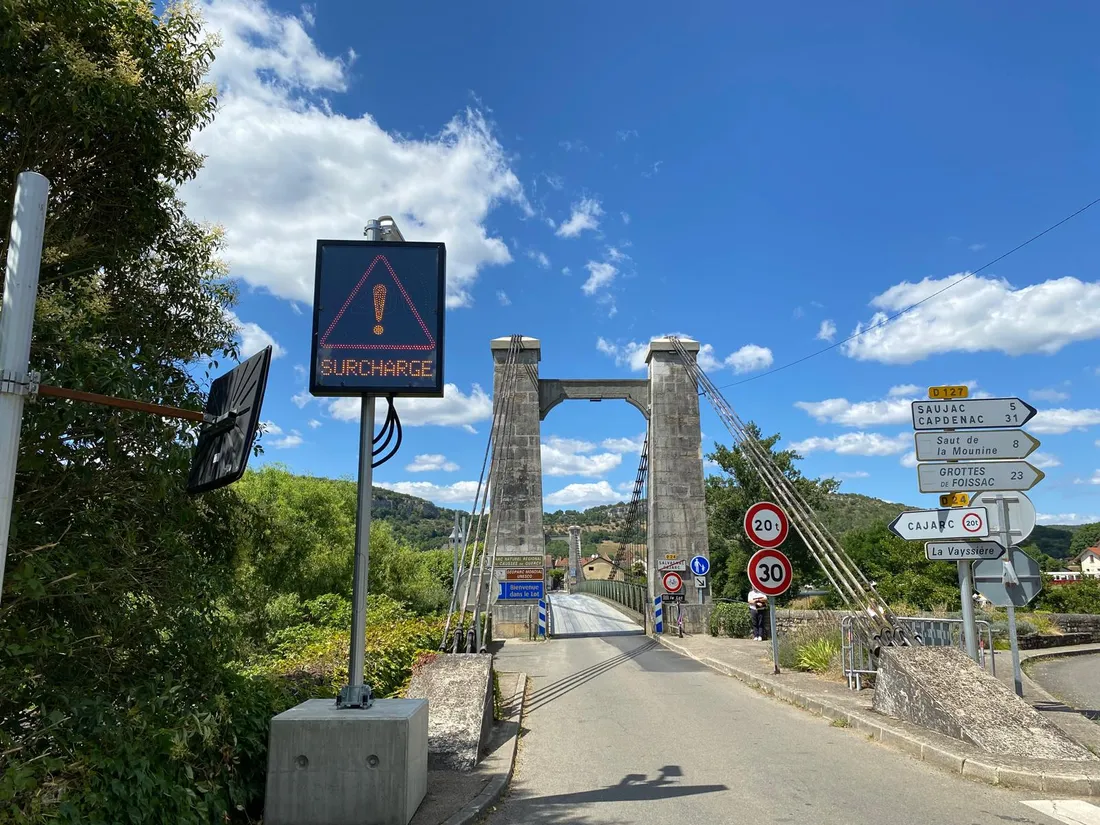 Pont de Cajarc, système de pesage 1