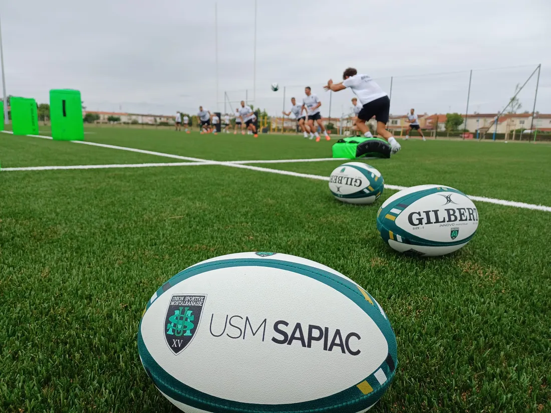 L'USM Sapiac à l'entraînement au Centre d'Excellence Sportive.