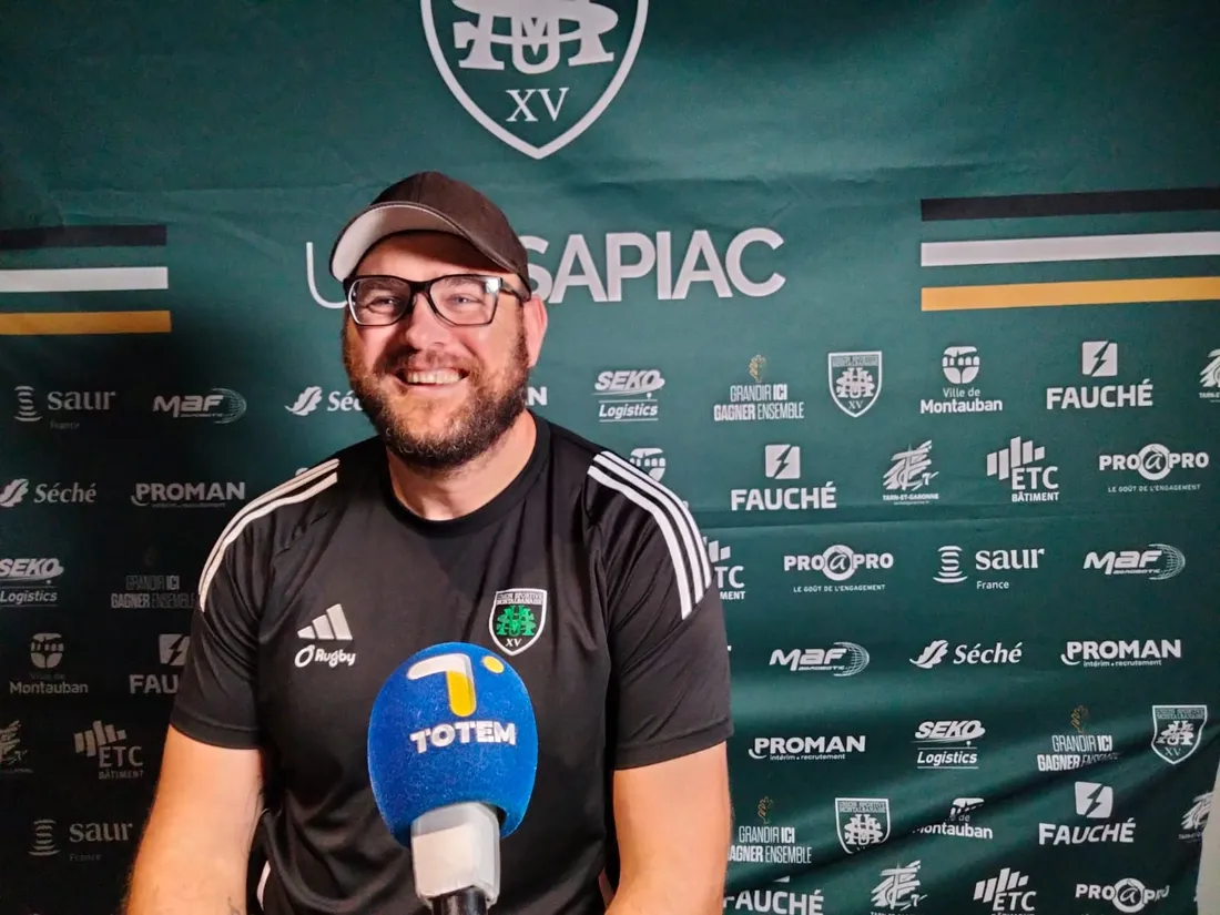 Johan Snyman, entraineur des avants de l'USM 