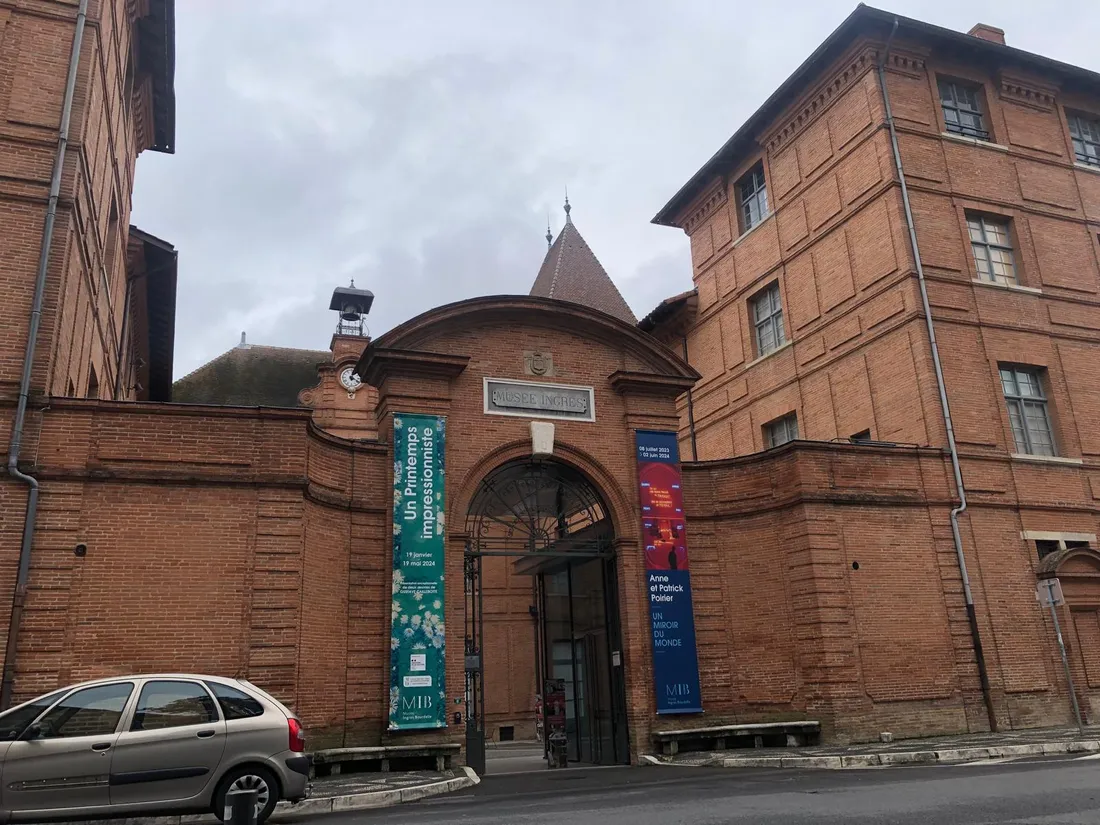 L'entrée du MIB, le Musée Ingres Bourdelle à Montauban