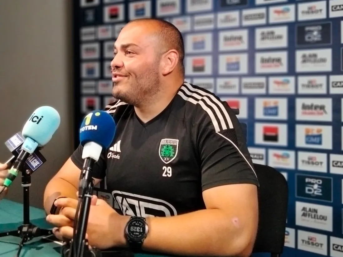 Léo Aouf, pilier de l'US Montauban @FTB-TOTEM
