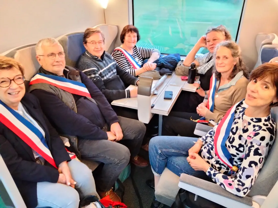 Les élus du Lot dans le train de la Colère