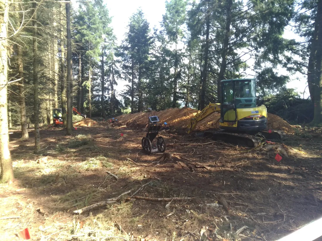 A Meymac, le chantier d'exhumation a débuté.