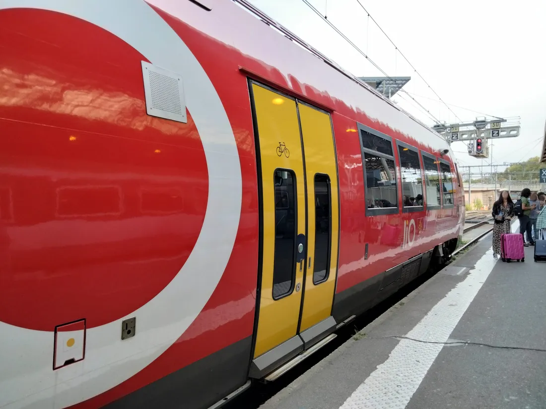Un train Lio Occitanie - Illustration
