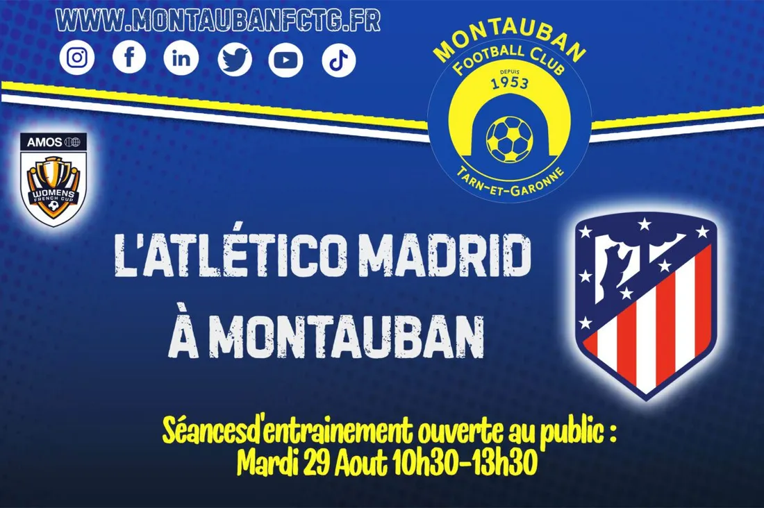 Le MFCTG accueille l'Atletico Madrid