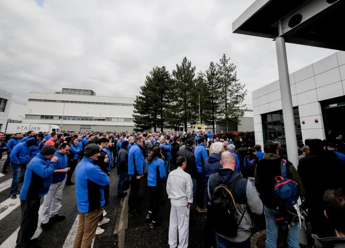 Les salariés de l'usine Bosch le 12 décembre 2023.