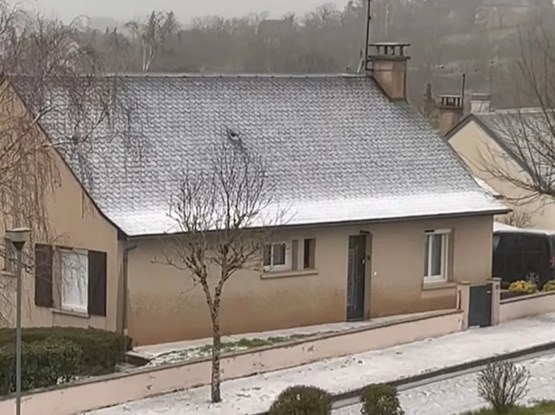 La grêle à sainte-Radegonde (Aveyron) le 22 mars 2025