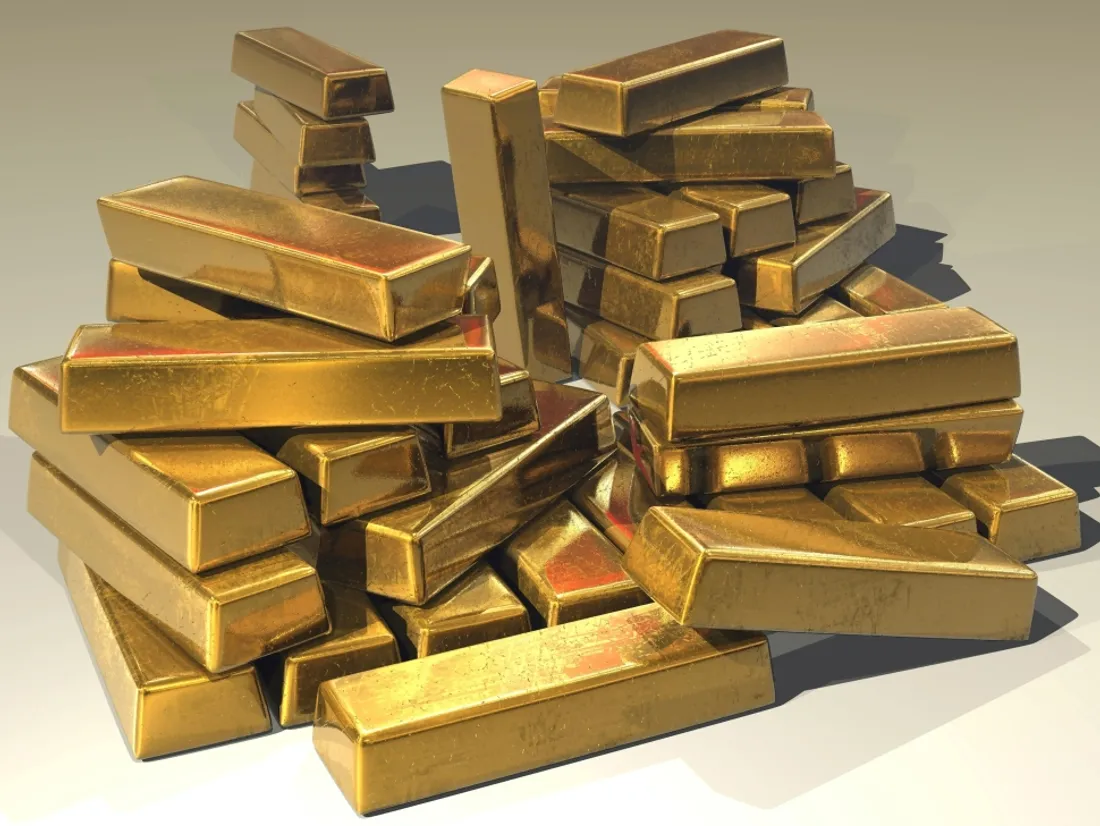 Lingots d'or - Illustration