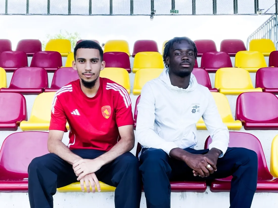 Mohamed ACHI (à gauche) et Derek MAZOU-SACKO (à droite), deux nouvelles recrues du RAF