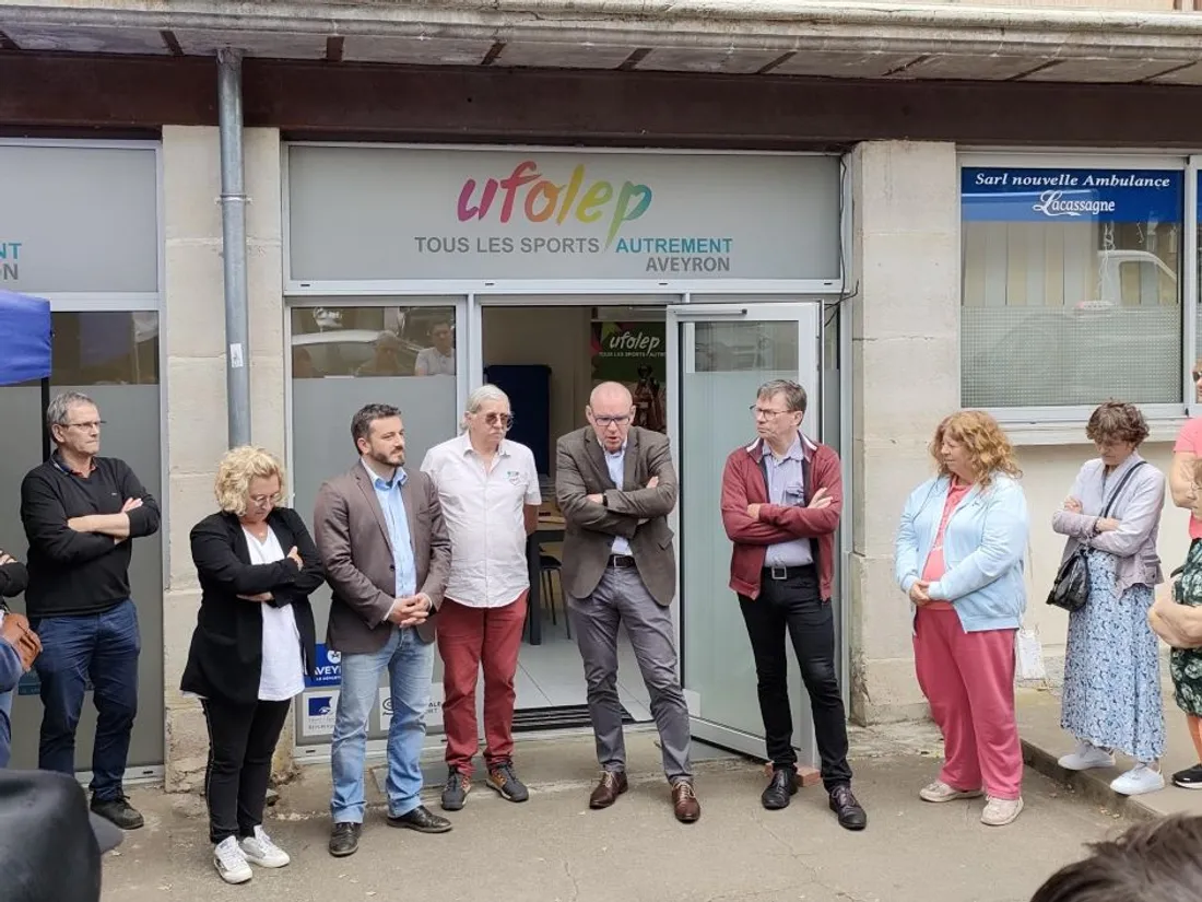 L'inauguration de la maison sport-santé de l'UFOLEP, à Villefranche-de-Rouergue (Aveyron)