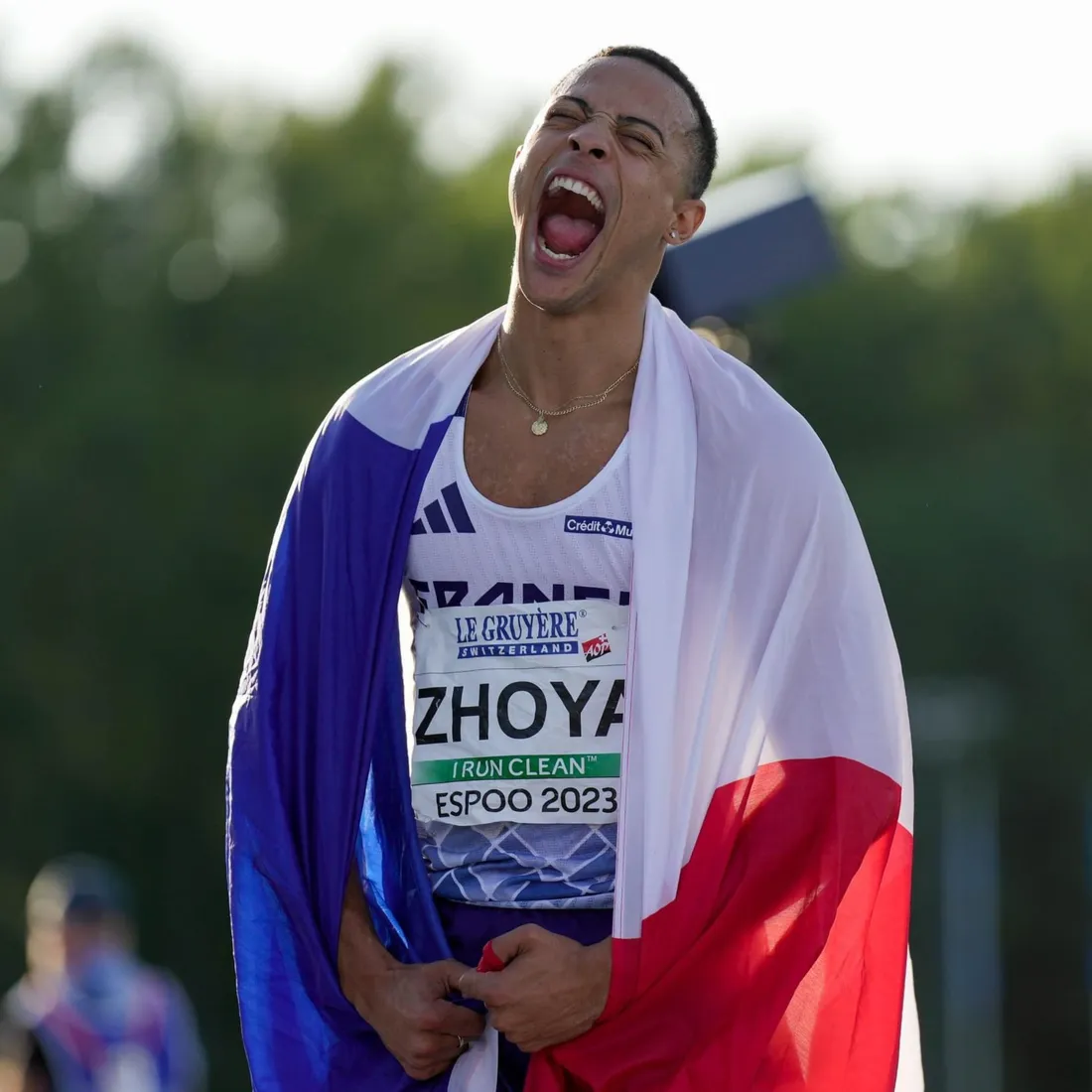 L'athlète Sasha Zhoya, licencié au Clermont Auvergne Athlétisme