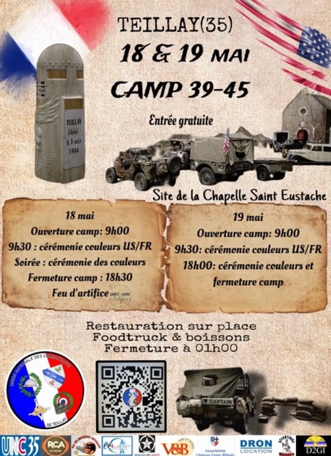 "Reconstitution d’un CAMP 39-45" à Teillay