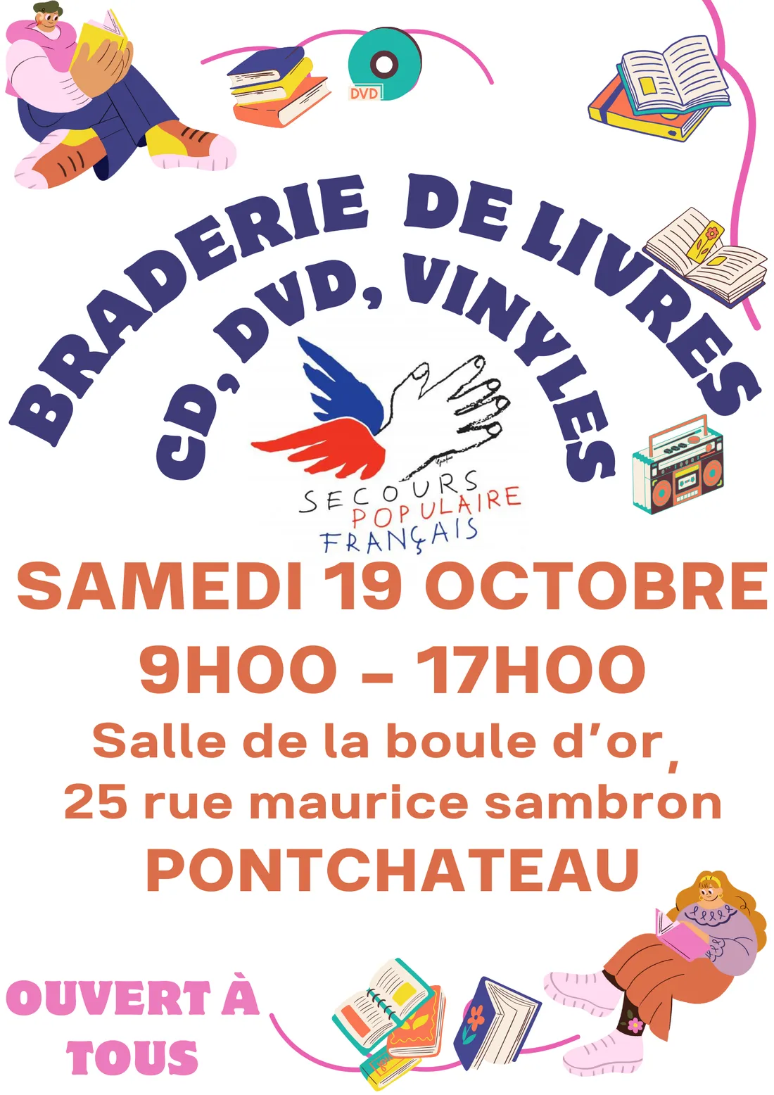 Braderie du Secours Populaire à Pontchateau