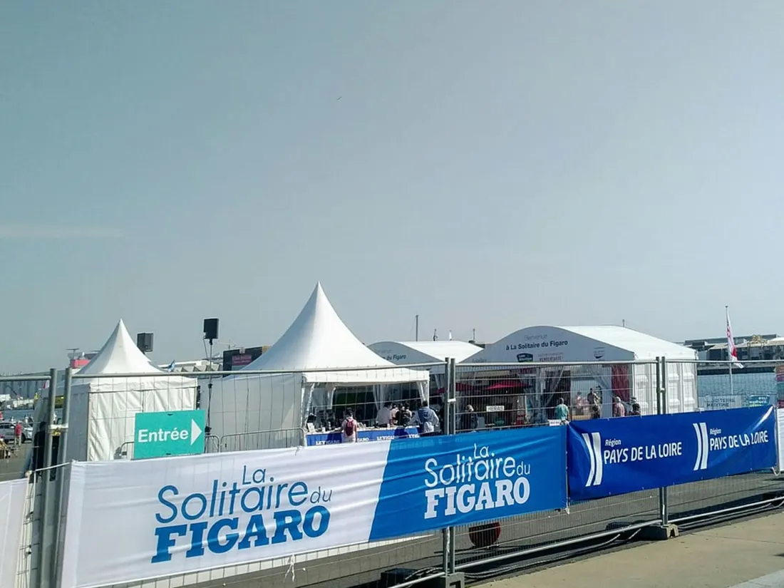 Village de la Solitaire du Figaro en 2020 à Saint-Nazaire