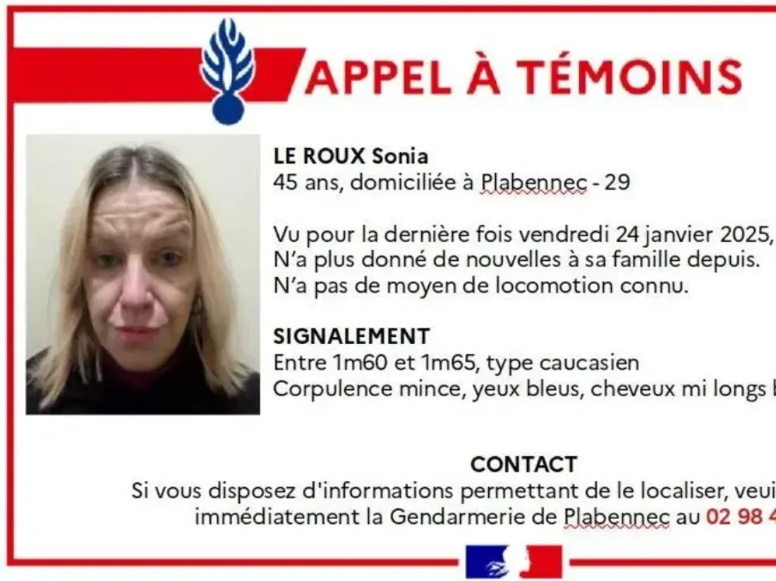 Vous pouvez contacter les gendarmes si vous disposez d'informations