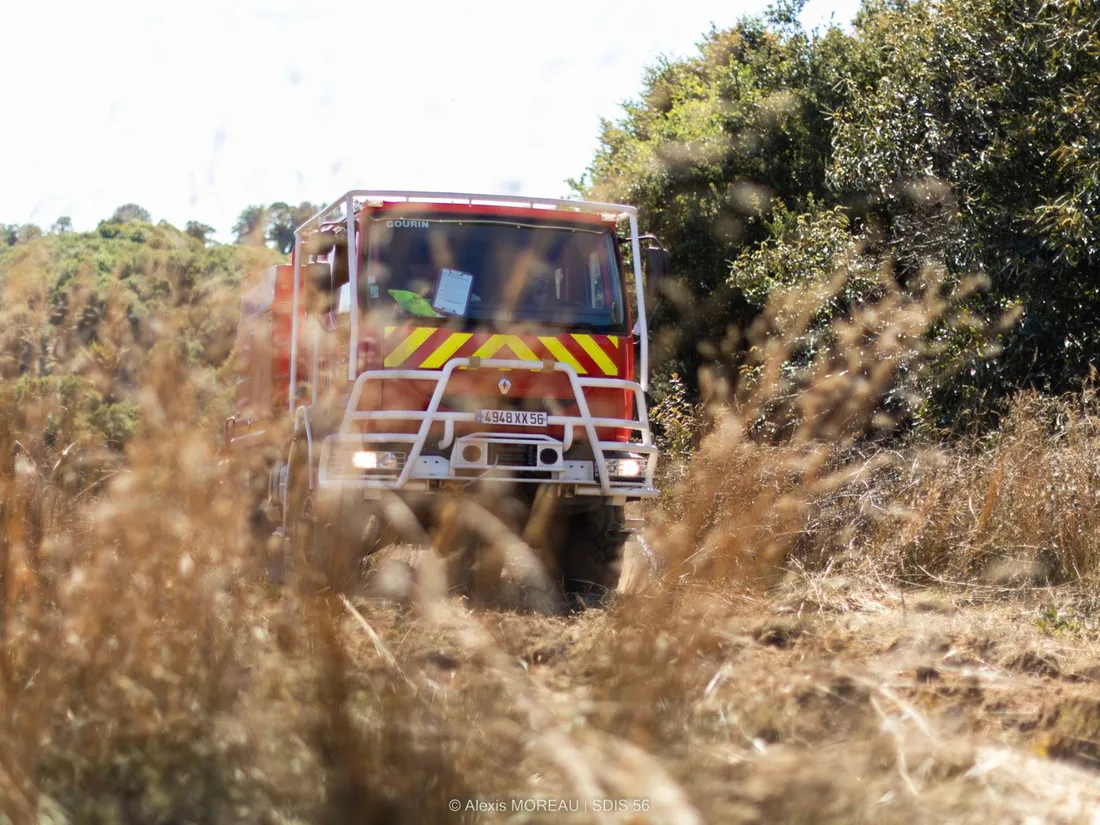 Un engin de pompiers, illustration
