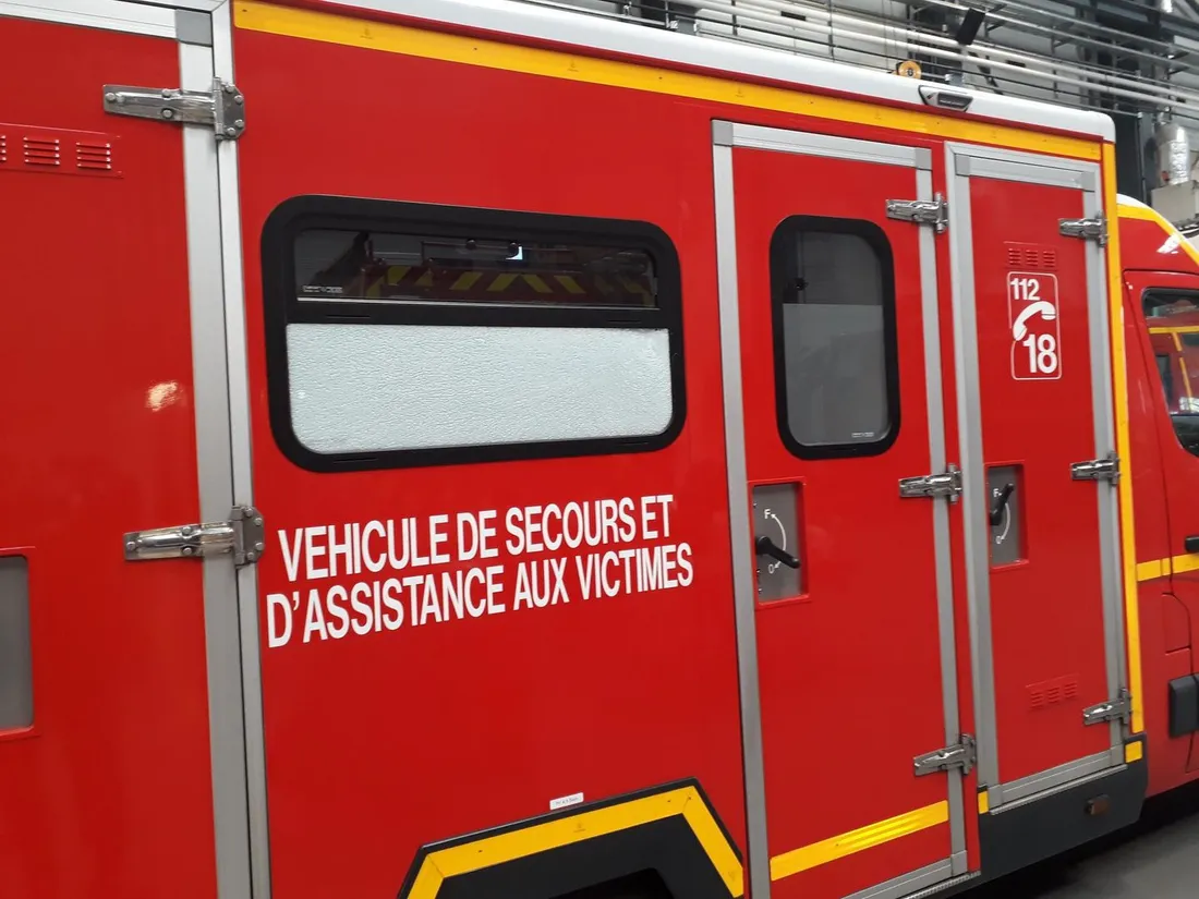 Un véhicule de pompiers