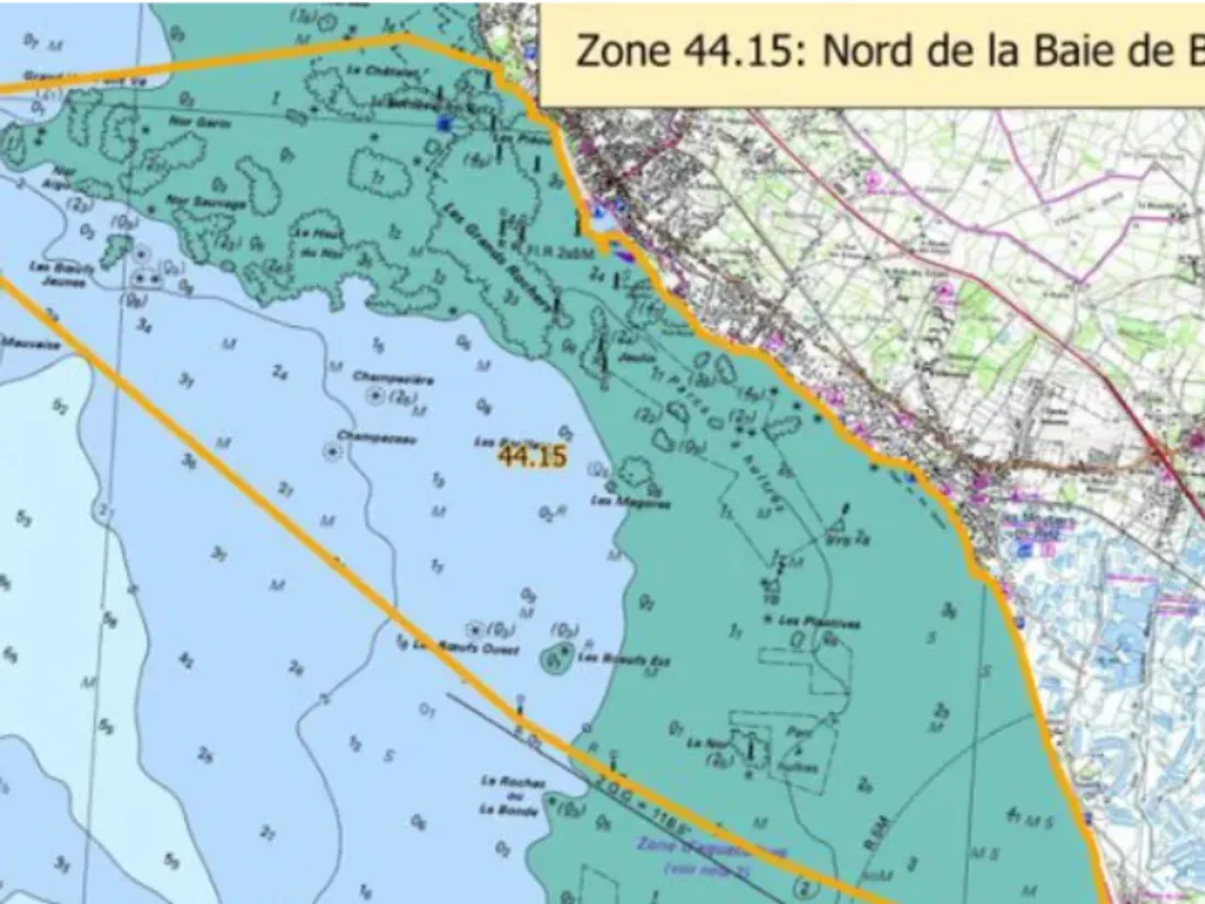 La zone concernée par l'arrêté préfectoral 