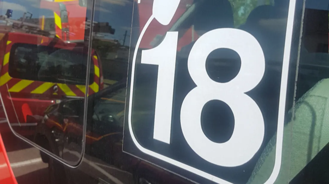 Un véhicule de pompiers, illustration