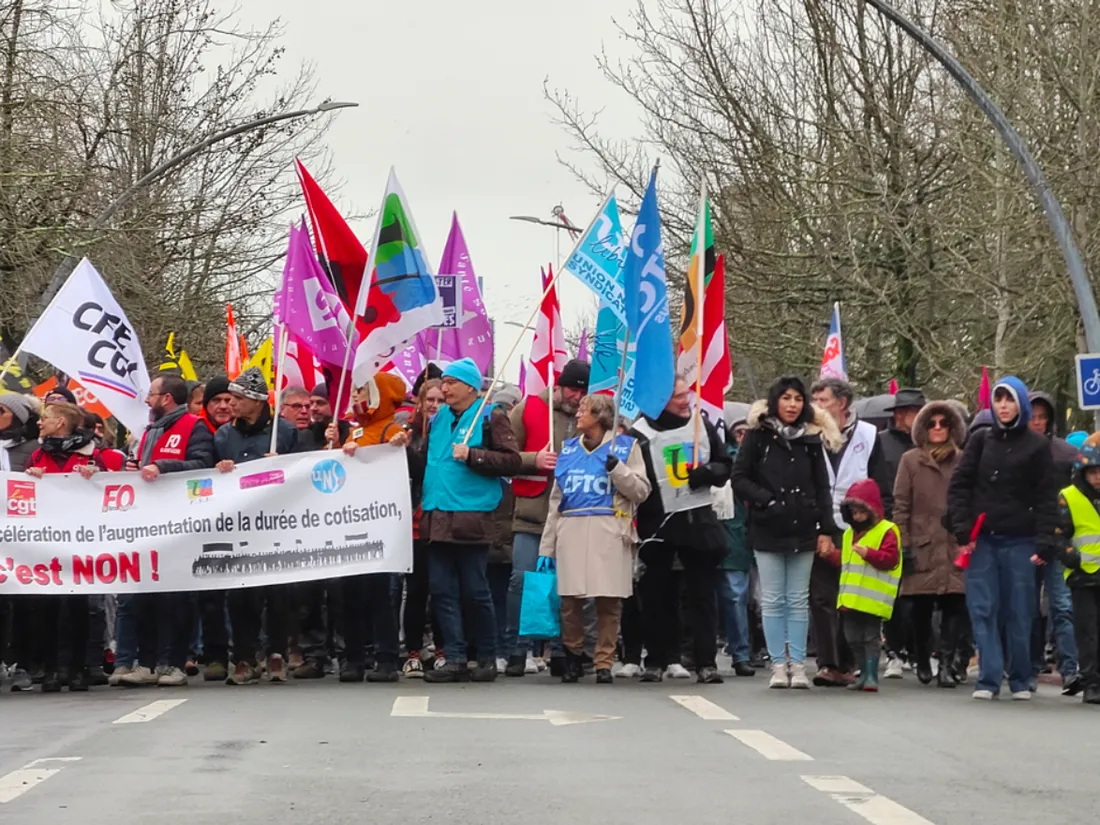 La manifestation à Saint-Nazaire, le 19 janvier, illustration