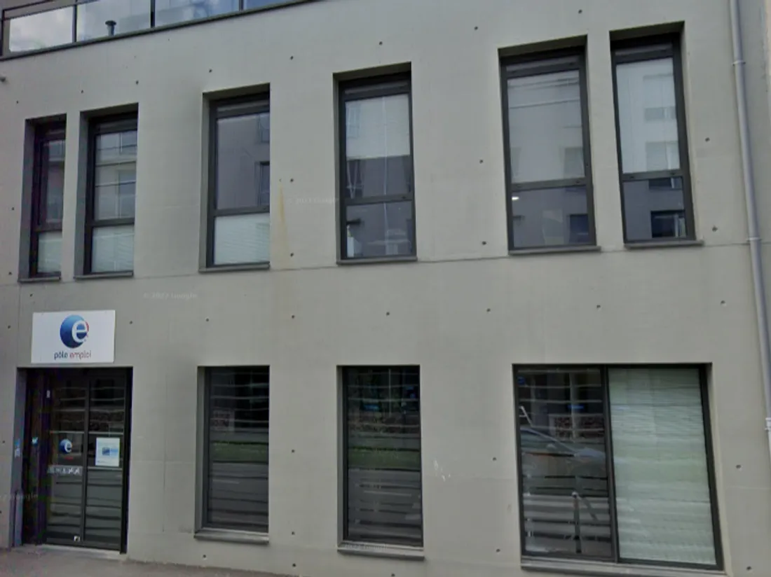 Une agence Pôle Emploi à Rennes, capture d'écran