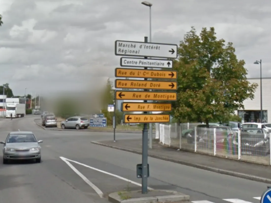 En allant vers le centre pénitentiaire de Rennes, capture d'écran